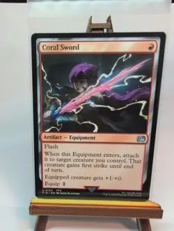 MTG 🌟Magic FIN Final Fantasy 🌟🇬🇧 NM 0134 U Coral Sword🌐 - Image 1