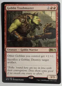 Goblin Trashmaster x1 M19 Core Set 2019 Magic the Gathering MTG LP/NM - Image 1