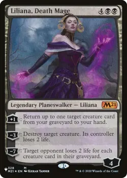 MTG - Liliana Death Mage - The List - Mystery Booster 2 - Magic the Gathering - Image 1