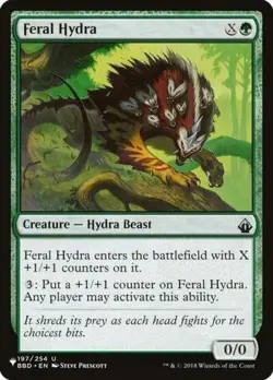 Feral Hydra - Near Mint MTG The List - Image 1