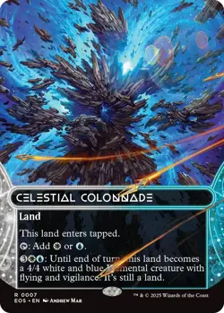 MTG Foil - Celestial Colonnade (0007) (Borderless) - 7 / NM / English - Image 1