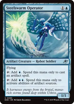 MTG Foil - Steelswarm Operator - 80 / NM / English - Image 1