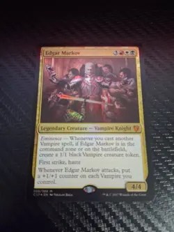 1x Edgar Markov (Foil) MTG Commander 2017 NM - Image 1