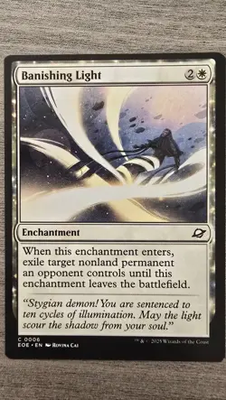 x4 Banishing Light (C) #6 Edge of Eternities MTG Near Mint - Image 1