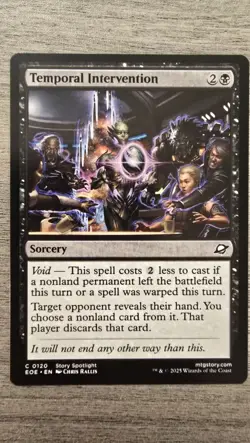 x4 Temporal Intervention (C) #120 Edge of Eternities MTG Near Mint - Image 1