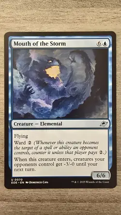 x4 Mouth of the Storm (U) #70 Edge of Eternities MTG NM - Image 1