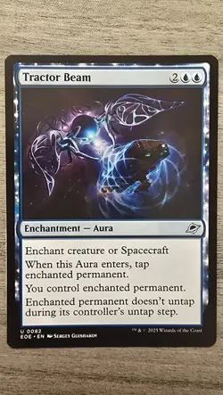 x4 Tractor Beam (U) #82 Edge of Eternities MTG Near Mint - Image 1