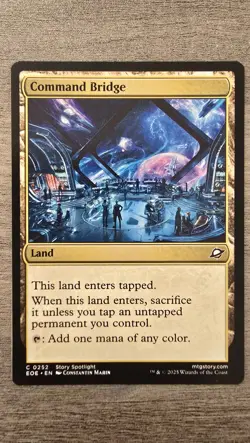 x4 Command Bridge (C) #252 Edge of Eternities MTG Near Mint - Image 1