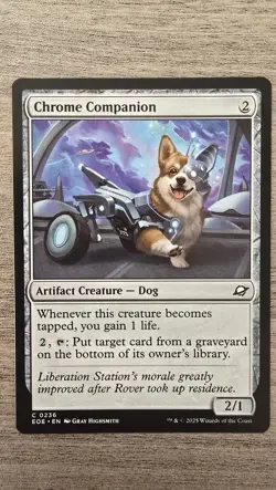 x4 Chrome Companion (C) #236 Edge of Eternities MTG Near Mint - Image 1