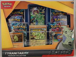 Pokemon TCG Tyranitar EX Premium Collection Promo Collection Box 6 Booster Packs - Image 1