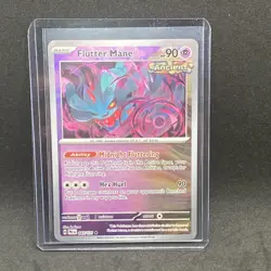 Flutter Mane Poke Ball Pattern Holo NM 043/131 SV: Prismatic Evolutions Pokemon - Image 2