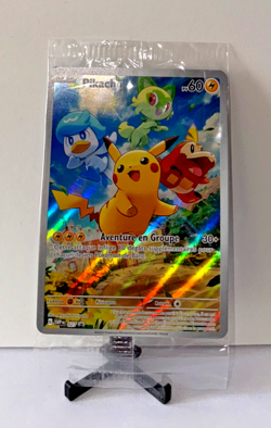 Carte Pokemon Pikachu SVP 027 Promo Ecarlate & Violet FR Scellee BLISTER - Image 1
