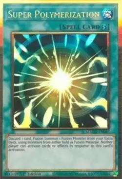 Super Polymerization [MAGO-EN047] Gold Rare Lightly Played 1st Edition - Yugioh - Image 1