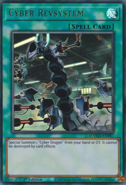 Cyber Revsystem [MAMA-EN087] Ultra Rare Near Mint 1st Edition - Yugioh single - Image 1