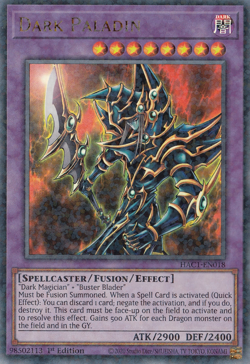 Dark Paladin [HAC1-EN018] Parallel Rare Near Mint 1st Edition - Yugioh single - Image 1