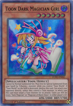 Toon Dark Magician Girl [DUPO-EN041] Ultra Rare Near Mint 1st Edition - Yugioh s - Image 1