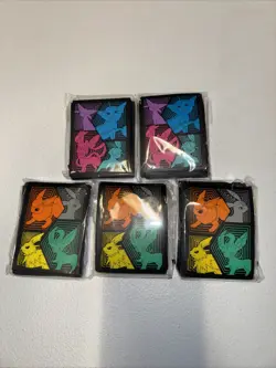 5 Packs of Pokemon TCG Evolving Skies ETB Card Sleeves - Image 1