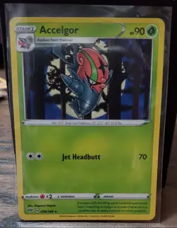 3x Pokemon Darkness Ablaze Accelgor Rare Card 10/189 Pack Fresh! Near Mint! - Image 1