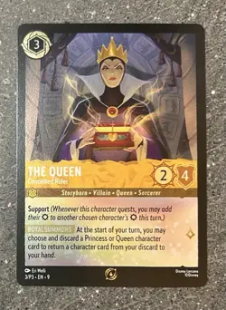 Disney Lorcana Promo Card The Queen - Conceited Ruler - 3/P3 Cold Foil - Image 1