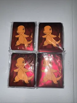 4x65 Ct Obsidian Flames ETB Charmander Card Sleeves Sealed Pokemon - Image 1