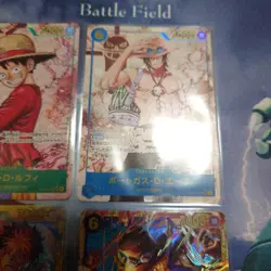 One Piece Card SEC Luffy, Sabo SEC Parallel Luffy, Ace - Image 3