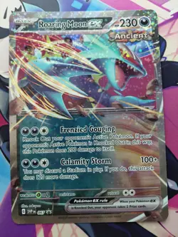 Pokemon TCG Roaring Moon EX SVP067 Black Star Promo Jumbo Oversized Card 2023 - Image 1