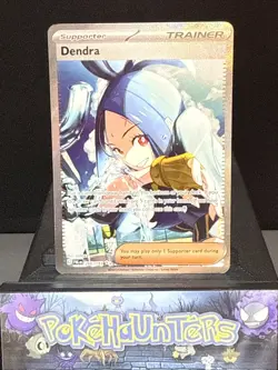 Pokemon Card Dendra 266/193 Paldea Evolved Special Illustration Rare Trainer NM - Image 1