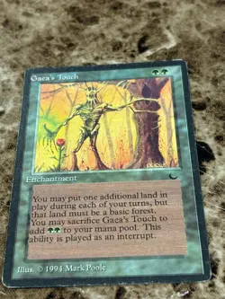 GAEA'S TOUCH Magic the Gathering MTG The Dark HP -B - Image 1