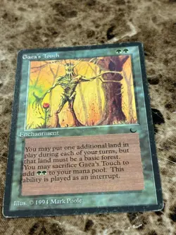 GAEA'S TOUCH Magic the Gathering MTG The Dark HP -A - Image 1