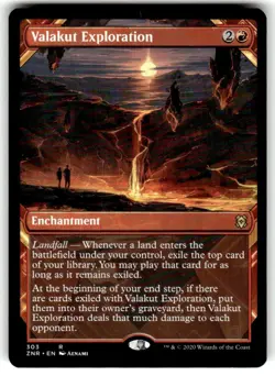Valakut Exploration (Showcase) Zendikar Rising Regular MTG NM - Image 1