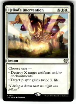 Heliod's Intervention Commander: Outlaws of Thunder Junction Regular MTG NM - Image 1