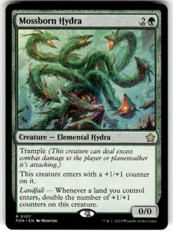 Mossborn Hydra Foundations Regular MTG NM - Image 1