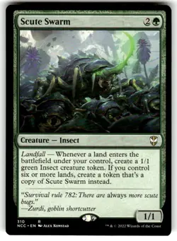 Scute Swarm Commander: Streets of New Capenna Regular MTG NM - Image 1