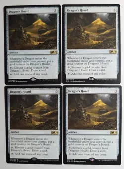 Dragon’s Hoard x1 M19 Core Set Magic the Gathering MTG LP/NM - Image 4
