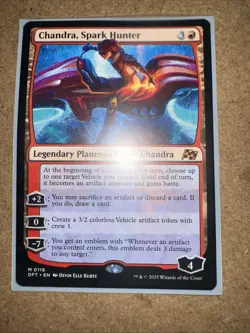 Aetherdrift Chandra, Spark Hunter #116 MTG NM - Image 1