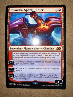 Aetherdrift Chandra, Spark Hunter #116 MTG NM - Image 2
