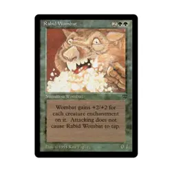 WOTC MtG Legends Rabid Wombat (U) Fair - Image 1