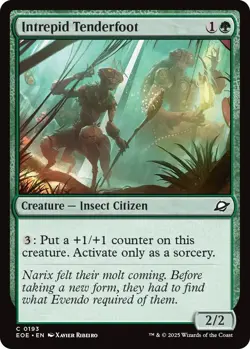 MTG Foil - Intrepid Tenderfoot - 193 / NM / English - Image 1