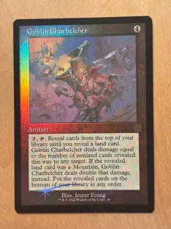 MTG Magic Gathering Goblin Charbelcher Foil Retro Frame Brothers War Retro Frame - Image 1