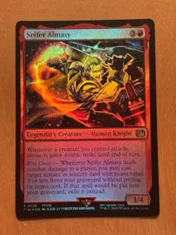 MTG Magic the Gathering Seifer Almasy Foil Final Fantasy NM - Image 1