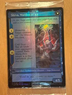 MTG Magic the Gathering Jill Shiva's Dominant Prerelease Foil Final Fantasy Seal - Image 2
