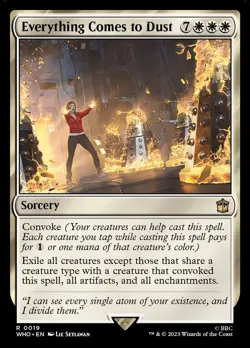 MTG Magic 1 x Everything comes to Dust #19 x 1 - WHO - FOIL - Image 1