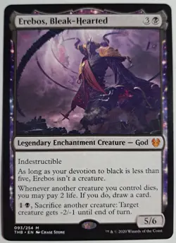 Erebos, Bleak-Hearted x1 Theros Beyond Death Magic the Gathering MTG LP/NM - Image 1