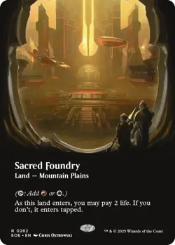 MTG Foil - Sacred Foundry (Borderless) - 282 / NM / English - Image 1