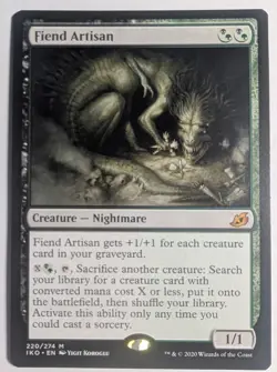 Fiend Artisan x1 Ikoria: Lair of Behemoths Magic the Gathering MTG LP/NM - Image 1