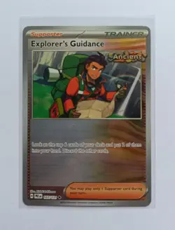 Pokemon TCG - Explorer's Guidance 107/131 Poke Ball Holo Prismatic Evolutions - Image 1