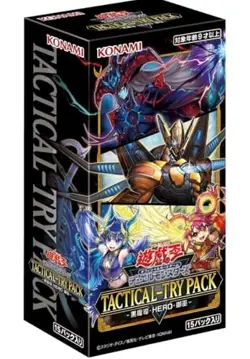 Yugioh Tactical-Try Pack Black Magic HERO Mikanko Box in Japanese KONAMI NEW - Image 1