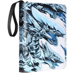 DRZERUI Card Binder for YuGiOh Cards - 9 Pocket Card Holder Book with Sleeves... - Image 1