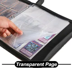 DRZERUI Card Binder for YuGiOh Cards - 9 Pocket Card Holder Book with Sleeves... - Image 3