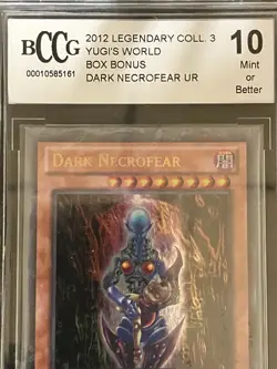 Yugioh. Dark Necrofear. Ultra Rare. Limited Edition. BCCG 10. Yugioh Card - Image 3